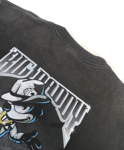 キャラクターTシャツ（キャラクターTシャツ）キャラクターTシャツ (キャラクターTシャツ) 90s felix(フェリックス) プリントTシャツ ブラック サイズ:Lの古着・服飾アイテム