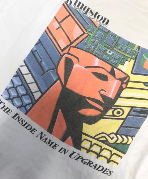 Hanes（ヘインズ）Hanes (ヘインズ) プリントTシャツ ホワイト サイズ:XLの古着・服飾アイテム