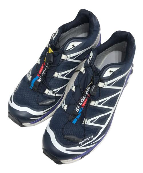 SALOMON（サロモン）SALOMON (サロモン) XT-6 GORE-TEX ネイビー サイズ:UK8.5/EUR42⅔/USAW10/USAM9/JP27の古着・服飾アイテム