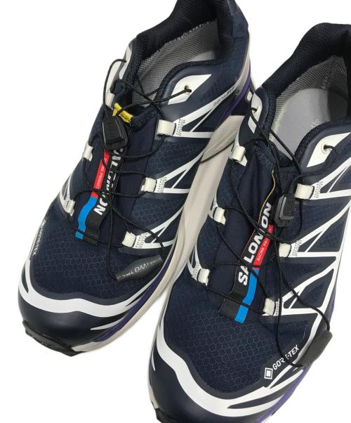 SALOMON（サロモン）SALOMON (サロモン) XT-6 GORE-TEX ネイビー サイズ:UK8.5/EUR42⅔/USAW10/USAM9/JP27の古着・服飾アイテム