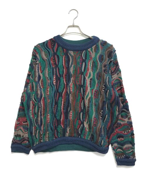 Coogi（クージー）Coogi (クージー) 3Dニット グリーン サイズ:XSの古着・服飾アイテム