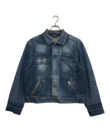 POLO RALPH LAUREN（ポロ・ラルフローレン）の古着「バックシンチ付きデニムジャケット」｜インディゴ