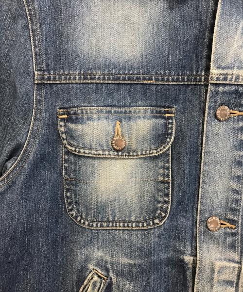POLO RALPH LAUREN（ポロ・ラルフローレン）POLO RALPH LAUREN (ポロ・ラルフローレン) バックシンチ付きデニムジャケット インディゴ サイズ:Ｌの古着・服飾アイテム