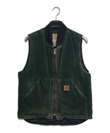 中古・古着通販】CarHartt (カーハート) ダックベスト グリーン サイズ