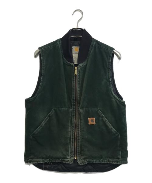 CarHartt（カーハート）CarHartt (カーハート) ダックベスト グリーン サイズ:M-Rの古着・服飾アイテム