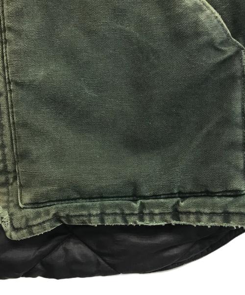 CarHartt（カーハート）CarHartt (カーハート) ダックベスト グリーン サイズ:M-Rの古着・服飾アイテム