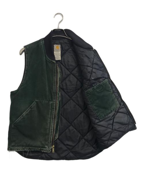 CarHartt（カーハート）CarHartt (カーハート) ダックベスト グリーン サイズ:M-Rの古着・服飾アイテム