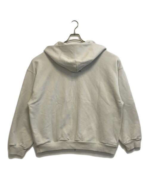 BALENCIAGA（バレンシアガ）BALENCIAGA (バレンシアガ) LOOP LOGO ZIP HOODIE ホワイト サイズ:XL　　　の古着・服飾アイテム