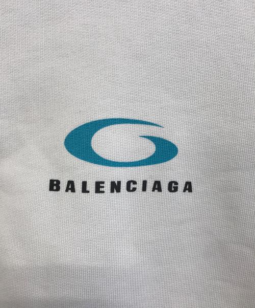 BALENCIAGA（バレンシアガ）BALENCIAGA (バレンシアガ) LOOP LOGO ZIP HOODIE ホワイト サイズ:XL　　　の古着・服飾アイテム