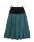 Yves Saint Laurent (イヴサンローラン) ベロア切替スカート グリーン サイズ:M：12000円