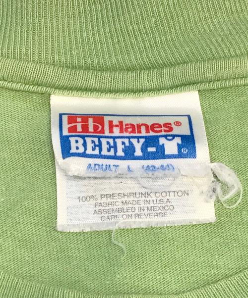 バンドTシャツ（バンドTシャツ）バンドTシャツ (バンドTシャツ) バンドTシャツ グリーン サイズ:Lの古着・服飾アイテム