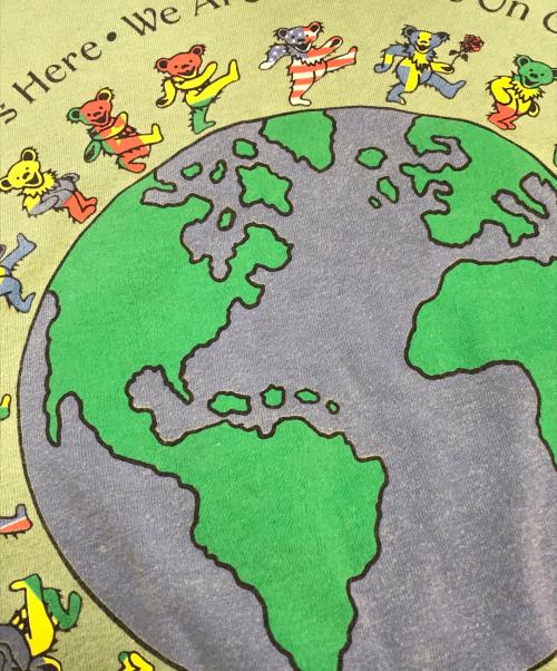 バンドTシャツ（バンドTシャツ）バンドTシャツ (バンドTシャツ) バンドTシャツ グリーン サイズ:Lの古着・服飾アイテム