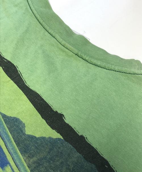 バンドTシャツ（バンドTシャツ）バンドTシャツ (バンドTシャツ) バンドTシャツ グリーン サイズ:Lの古着・服飾アイテム