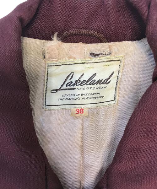 Lakeland（レイクランド）Lakeland (レイクランド) ギャバジンジャケット ブラウン サイズ:38の古着・服飾アイテム