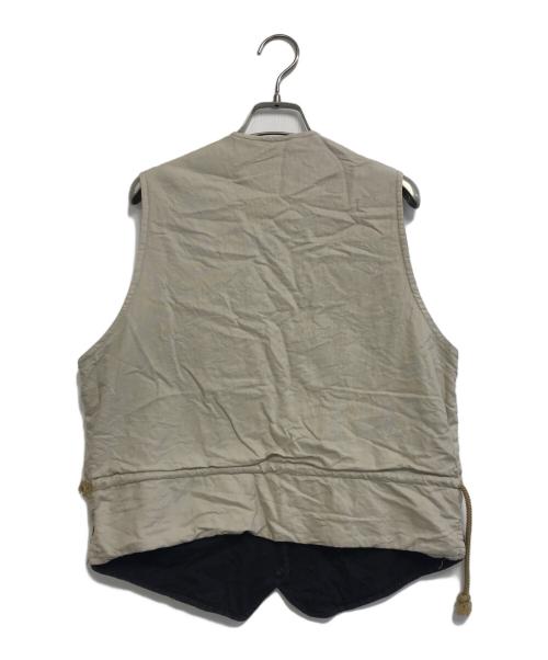 yohji yamamoto A.A.R（ヨウジヤマモトアール）yohji yamamoto A.A.R (ヨウジヤマモトアール) D'URBAN (ダーバン) コットンベスト ネイビー サイズ:Lの古着・服飾アイテム