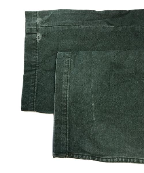 Yohji Yamamoto pour homme（ヨウジヤマモト プールオム）Yohji Yamamoto pour homme (ヨウジヤマモト プールオム) ダック地ベイカーパンツ グリーン サイズ:3の古着・服飾アイテム