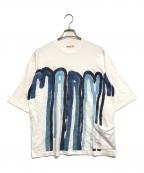MARNIマルニ）の古着「ドリッピングロゴ 半袖Tシャツ」｜ホワイト