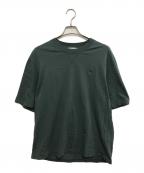 AMI Alexandre Mattiussiアミアレクサンドルマテュッシ）の古着「ロゴ刺繍Tシャツ」｜グリーン