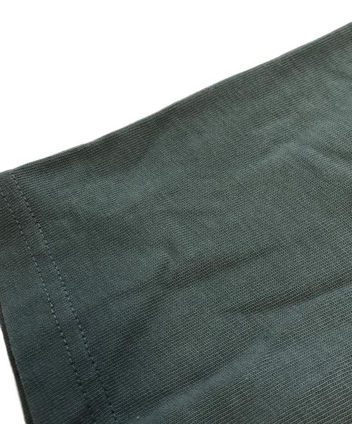 AMI Alexandre Mattiussi（アミアレクサンドルマテュッシ）AMI Alexandre Mattiussi (アミアレクサンドルマテュッシ) ロゴ刺繍Tシャツ グリーン サイズ:Mの古着・服飾アイテム