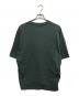 AMI Alexandre Mattiussi (アミアレクサンドルマテュッシ) ロゴ刺繍Tシャツ グリーン サイズ:M：11000円