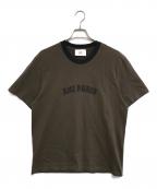 AMI Alexandre Mattiussiアミアレクサンドルマテュッシ）の古着「ロゴクルーネックTシャツ」｜ブラウン