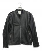 UNITED TOKYOユナイテッドトーキョー）の古着「シングルライダースジャケット」｜ブラック