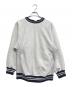 Champion（チャンピオン）の古着「ラインリブリバースウィーブスウェット」｜グレー
