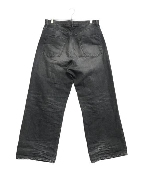 MINEDENIM（マインデニム）MINEDENIM (マインデニム) N.E.wide 5pocket USD ブラック サイズ:11の古着・服飾アイテム