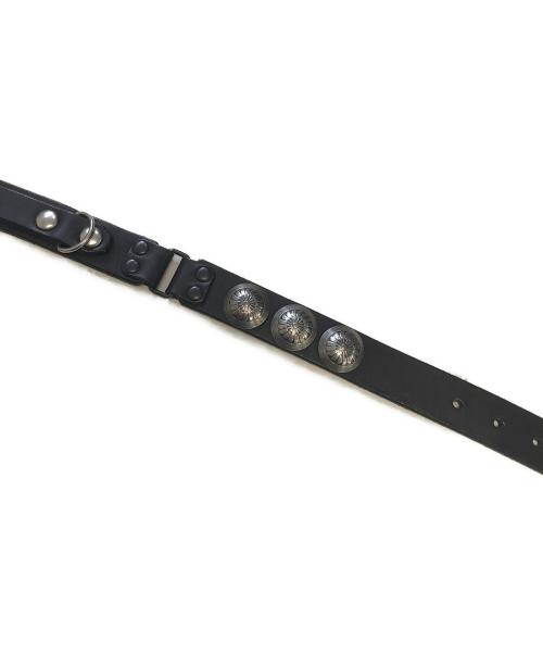 blackmeans（ブラックミーンズ）blackmeans (ブラックミーンズ) コンチョベルト ブラック サイズ:表記なしの古着・服飾アイテム