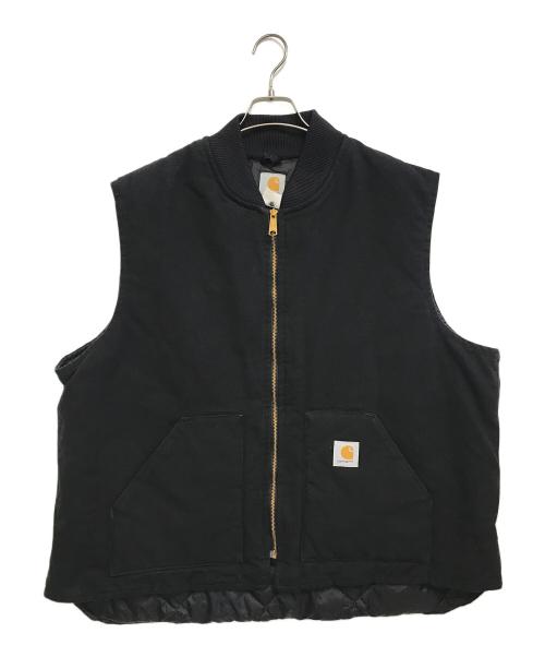 CarHartt（カーハート）CarHartt (カーハート) ダックベスト ブラック サイズ:3XLの古着・服飾アイテム