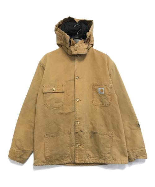 CarHartt（カーハート）CarHartt (カーハート) フード付きミシガンチョアコート ベージュ サイズ:44の古着・服飾アイテム