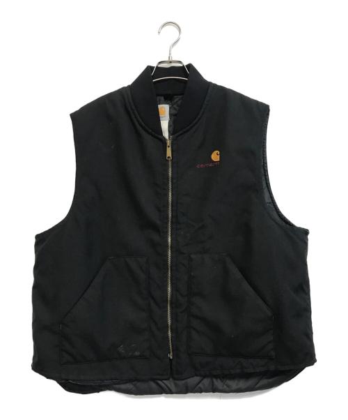 CarHartt（カーハート）CarHartt (カーハート) ダックベスト ブラック サイズ:表記なしの古着・服飾アイテム