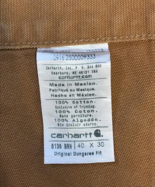 CarHartt（カーハート）CarHartt (カーハート) ダブルニーペインターパンツ ベージュ サイズ:40×30の古着・服飾アイテム