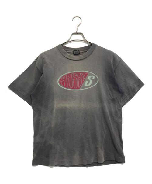 stussy（ステューシー）stussy (ステューシー) プリントTシャツ ブラック サイズ:Lの古着・服飾アイテム