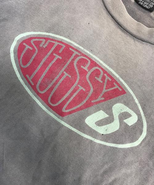 stussy（ステューシー）stussy (ステューシー) プリントTシャツ ブラック サイズ:Lの古着・服飾アイテム