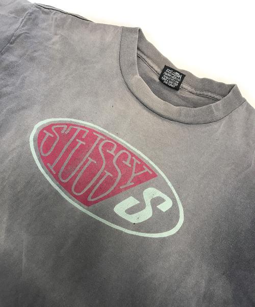 stussy（ステューシー）stussy (ステューシー) プリントTシャツ ブラック サイズ:Lの古着・服飾アイテム