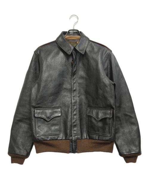 THE REAL McCOY'S（ザ・リアルマッコイズ）THE REAL McCOY'S (ザ・リアルマッコイズ) A-2フライトジャケット ブラウン サイズ:44の古着・服飾アイテム