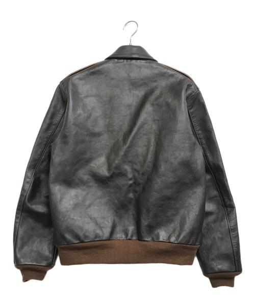 THE REAL McCOY'S（ザ・リアルマッコイズ）THE REAL McCOY'S (ザ・リアルマッコイズ) A-2フライトジャケット ブラウン サイズ:44の古着・服飾アイテム