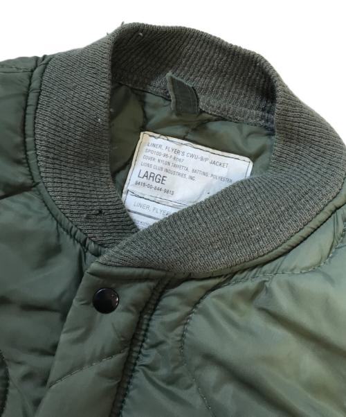 VINTAGE（ヴィンテージ）VINTAGE (ヴィンテージ) cwu-9pライナージャケット オリーブ サイズ:LARGEの古着・服飾アイテム