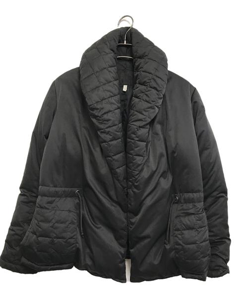 ARMANI JEANS（アルマーニジーンズ）ARMANI JEANS (アルマーニジーンズ) 変形中綿ジャケット ブラック サイズ:46の古着・服飾アイテム