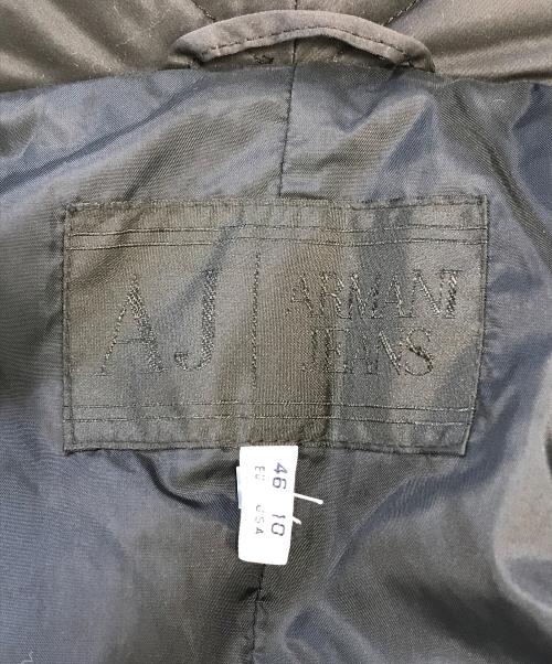 ARMANI JEANS（アルマーニジーンズ）ARMANI JEANS (アルマーニジーンズ) 変形中綿ジャケット ブラック サイズ:46の古着・服飾アイテム