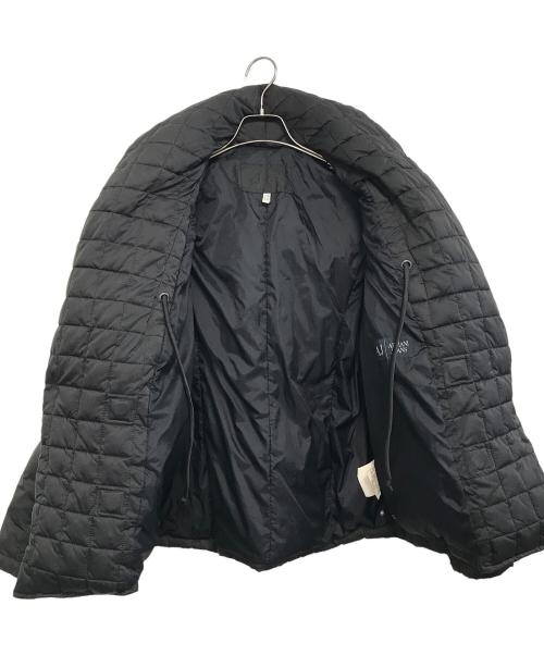 ARMANI JEANS（アルマーニジーンズ）ARMANI JEANS (アルマーニジーンズ) 変形中綿ジャケット ブラック サイズ:46の古着・服飾アイテム