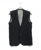 NUMBER (N)INEナンバーナイン）の古着「カットオフウールジレ」｜ブラック