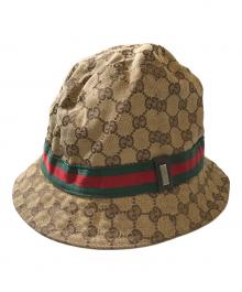 GUCCI（グッチ）の古着「GGキャンバスバケットハット」｜ベージュ