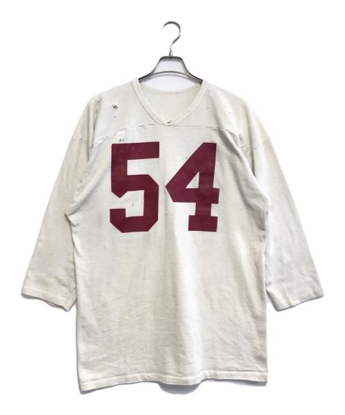 VINTAGE（ヴィンテージ）VINTAGE (ヴィンテージ) ナンバリングカットソー ホワイト サイズ:表記なしの古着・服飾アイテム