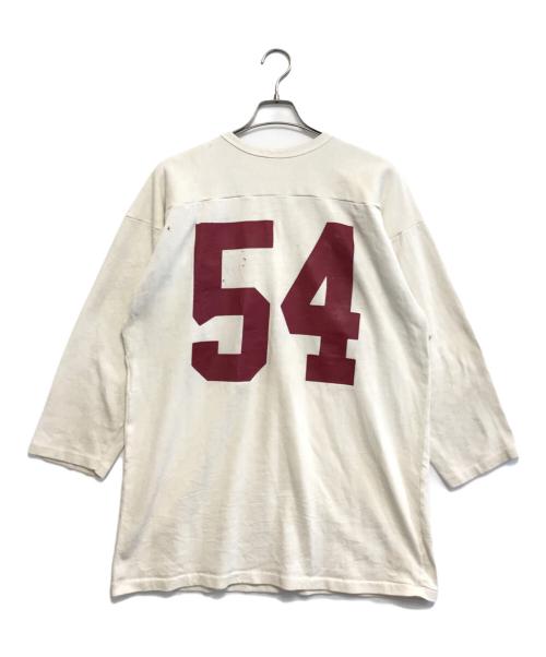 VINTAGE（ヴィンテージ）VINTAGE (ヴィンテージ) ナンバリングカットソー ホワイト サイズ:表記なしの古着・服飾アイテム