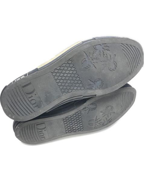 DIOR HOMME（ディオール オム）Dior Homme (ディオール オム) B23 オブリークロートップスニーカー ブラック サイズ:43の古着・服飾アイテム