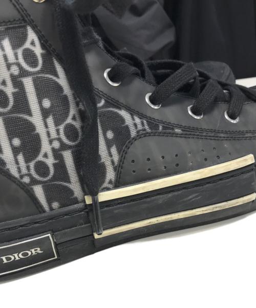 DIOR HOMME（ディオール オム）Dior Homme (ディオール オム) B23 オブリークロートップスニーカー ブラック サイズ:43の古着・服飾アイテム