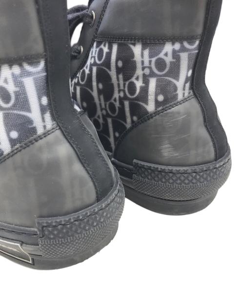 DIOR HOMME（ディオール オム）Dior Homme (ディオール オム) B23 オブリークロートップスニーカー ブラック サイズ:43の古着・服飾アイテム