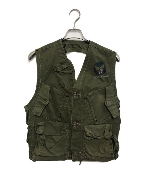 VINTAGE MILITARY（ヴィンテージ ミリタリー）VINTAGE MILITARY (ヴィンテージ ミリタリー) USAF type C-1ベスト グリーン サイズ:不明の古着・服飾アイテム